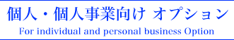 個人・個人事業向け オプション